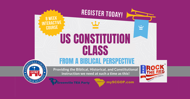 US Constitution Class From Biblical Perspective – FREE Weekly Class