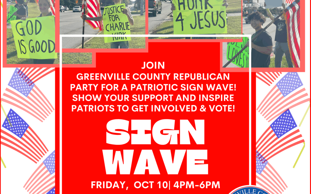 Patriotic Sign Wave Oct 10, 2025