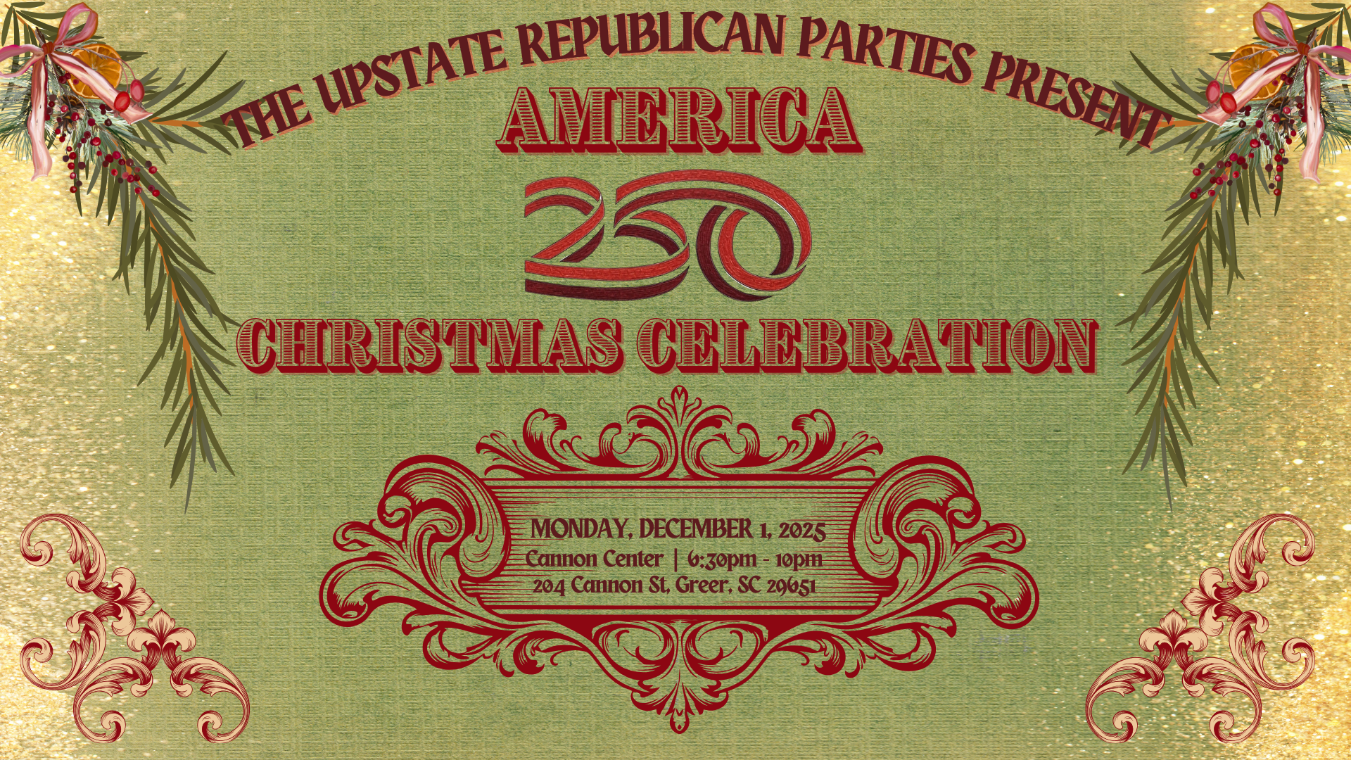 Christmas Invitations (1920 x 1080 px)