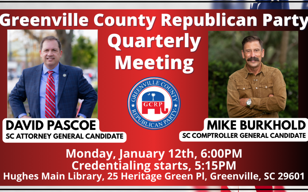 GCRP Business Meeting Monday January 12th 2026