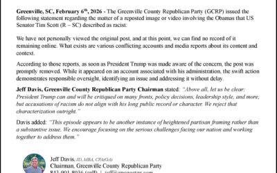 GCRP Chairman’s Statement on President Trump’s Truth Social Post involving the Obamas