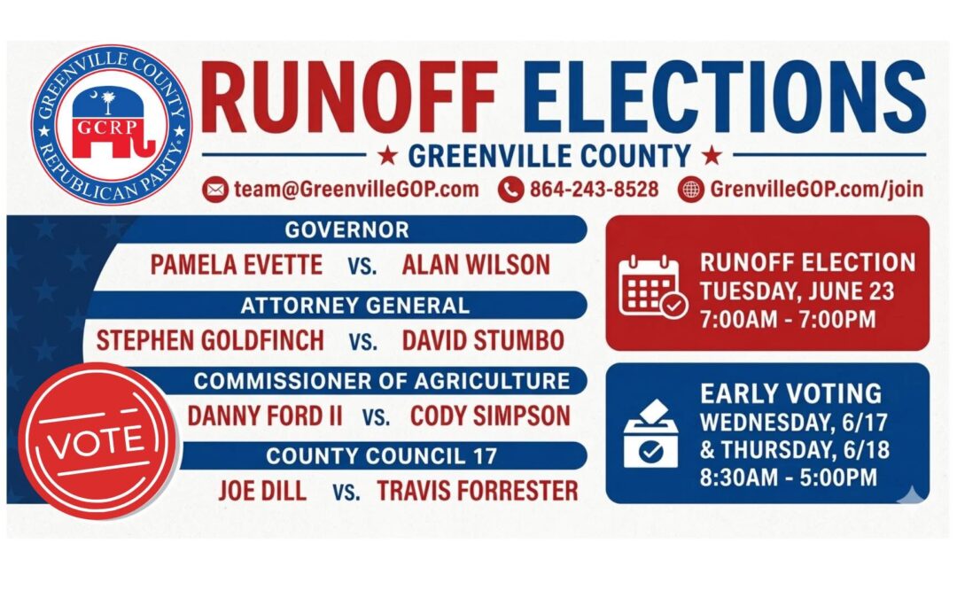 Runoff Elections – June 23